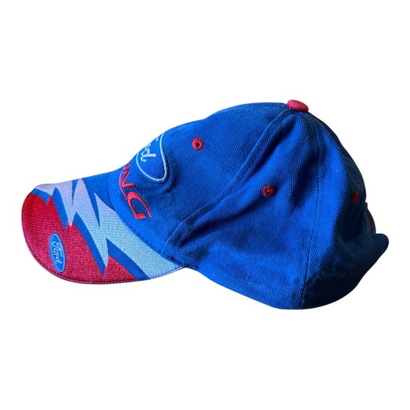 Ford Hat Cap Mens Blue Adjustable Shark tooth Racing  Adult - Picture 3 of 8